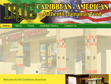 Tablet Screenshot of iriecaribbeanfood.com